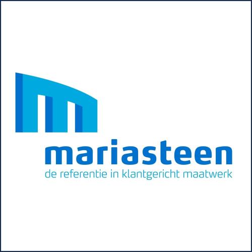 Logo Mariasteen, hoofdsponsor Dominiek Savio Trail Run 2024