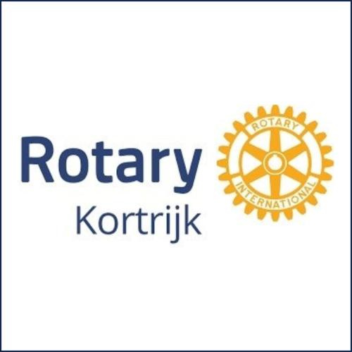 Logo Rotary Kortrijk, sponsor voor Dominiek Savio Trail Run