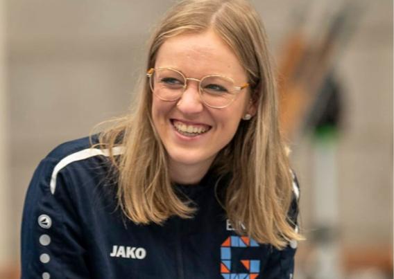 Eline, trainer bij sportclub GIDOS